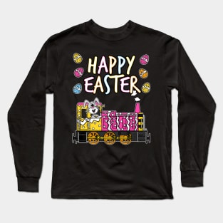 Easter Train Diesel Shunter Rail Enthusiasts Long Sleeve T-Shirt